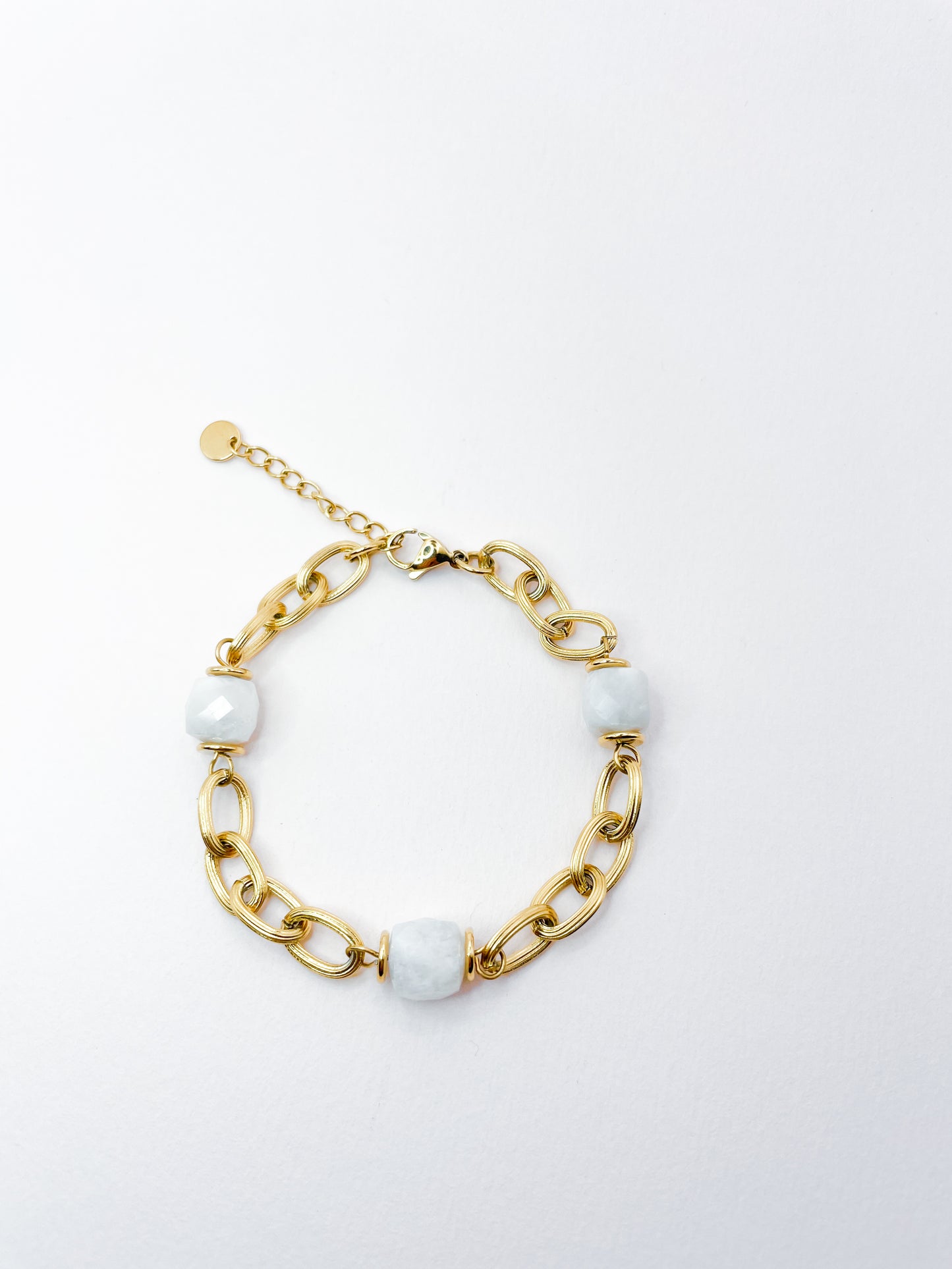 Bracelet Ricky quartz blanc